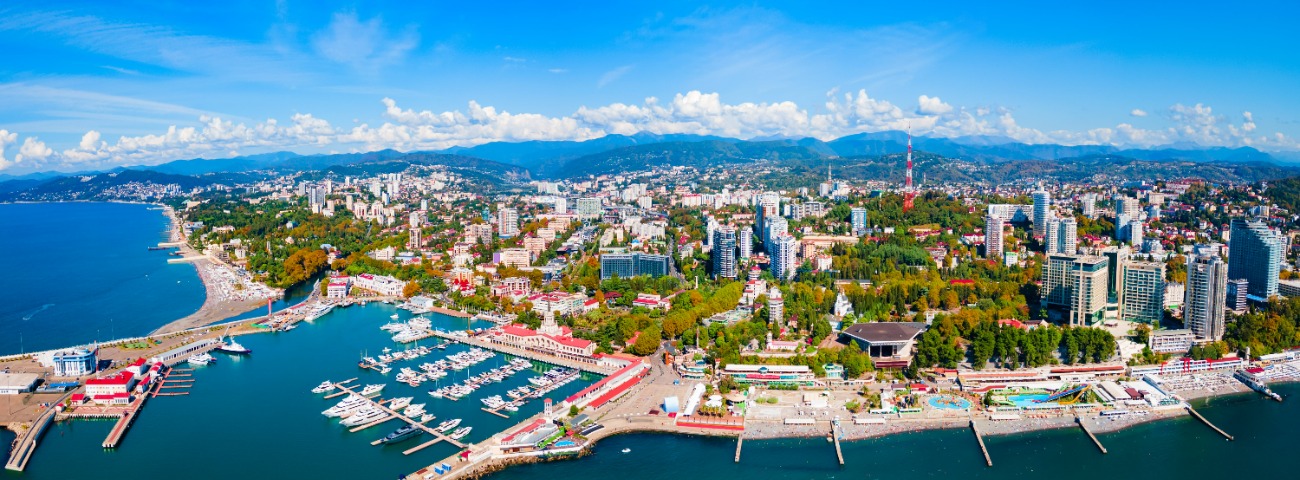 Панорама города Сочи