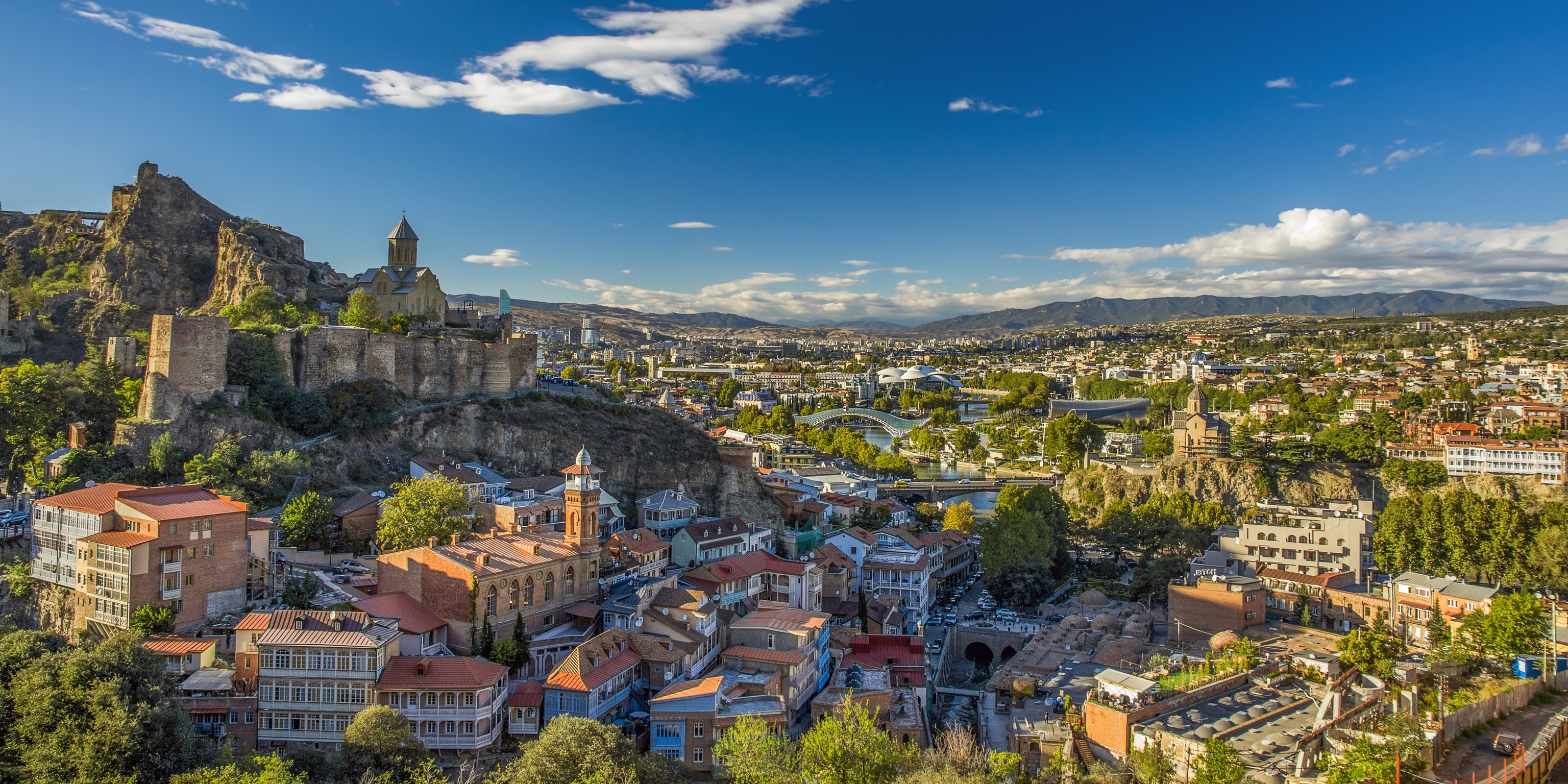 Панорама города Тбилиси